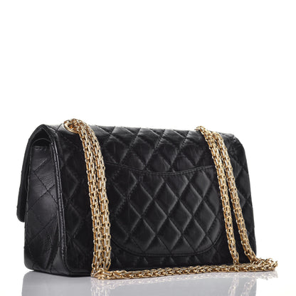 Chanel Aged Calfskin Casino 2.55 Reissue 224 Flap Black 3 of 8