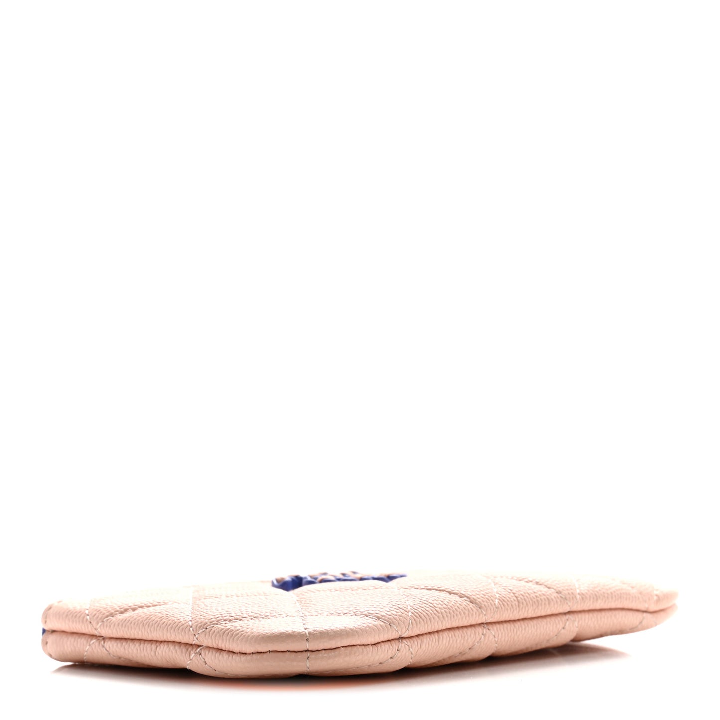 Caviar Quilted CC Small Cosmetic Case Light Pink