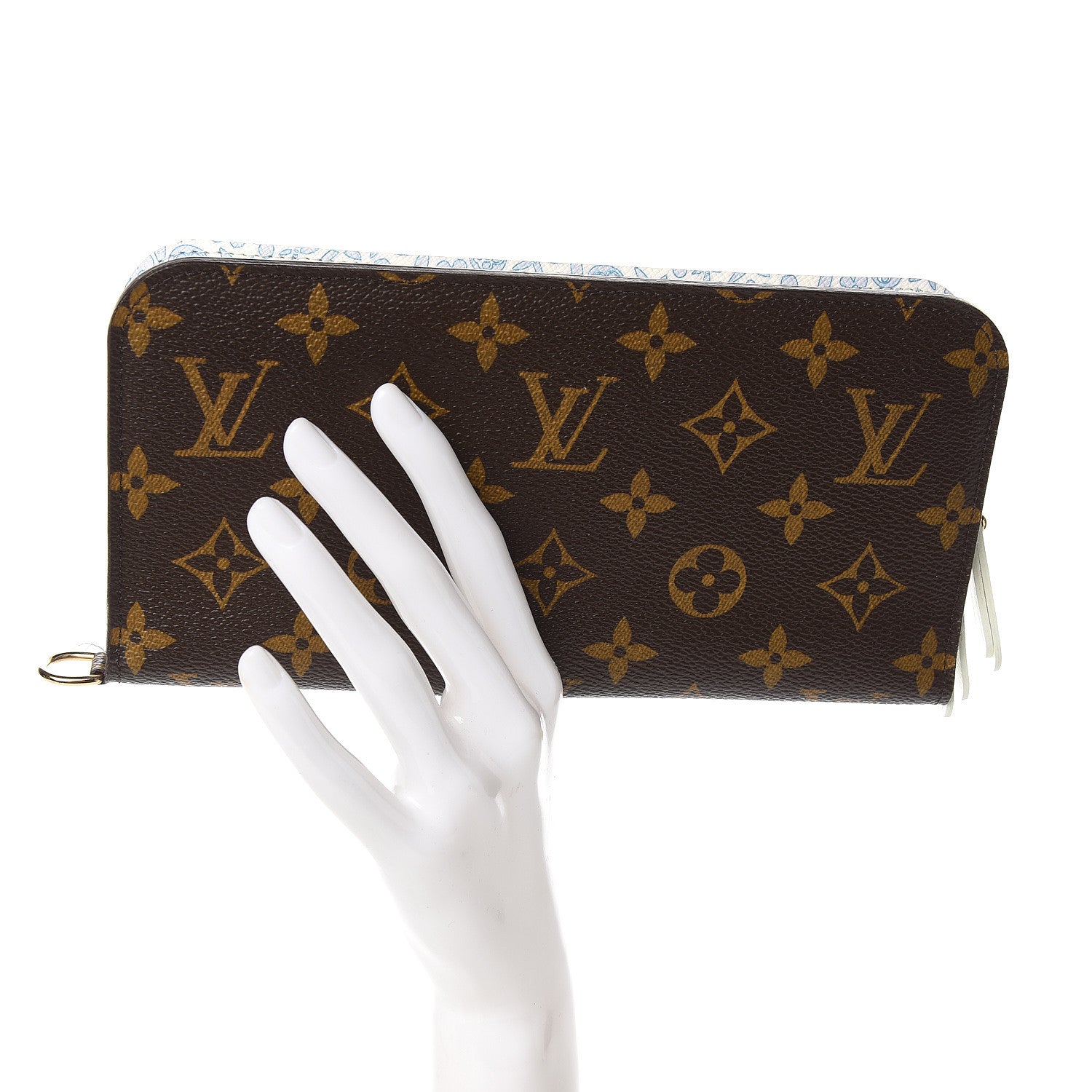 Louis Vuitton Monogram Fleuri Insolite Wallet Violet 2 of 6