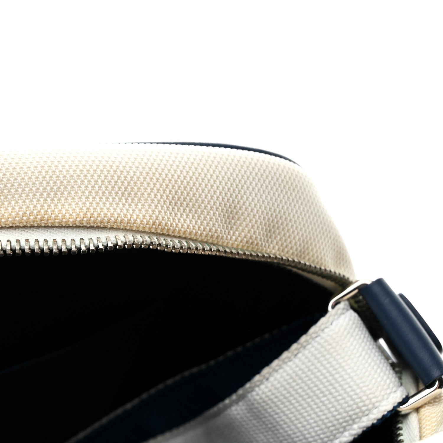 Chanel Nylon Rubber Messenger White Blue 20 of 21