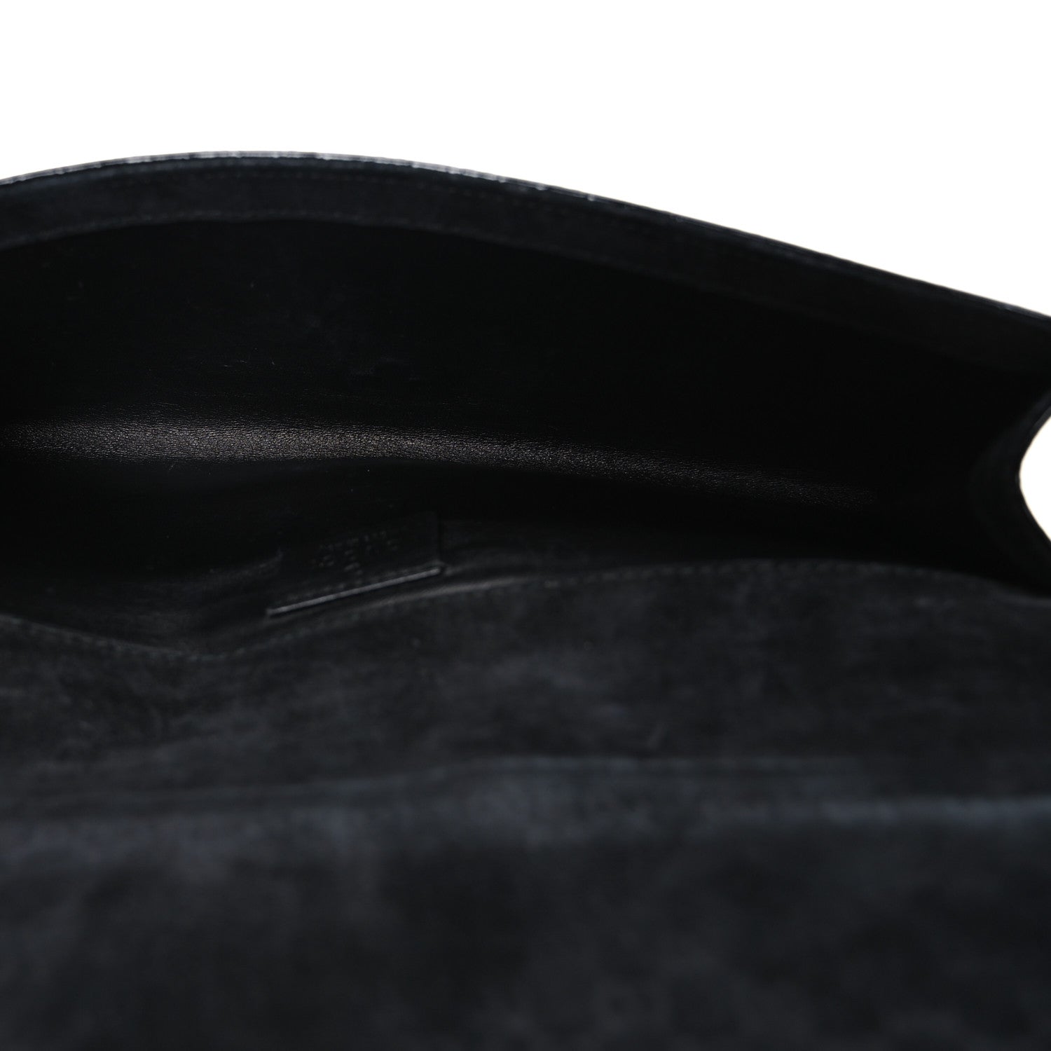 Gucci Patent Microguccissima Small Broadway Clutch Black 5 of 7