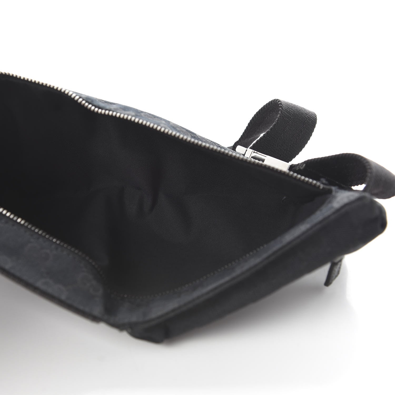 Gucci GG Monogram Double Pocket Belt Bag Black 5 of 10