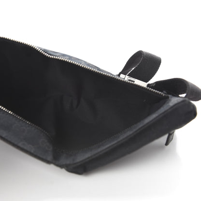 Gucci GG Monogram Double Pocket Belt Bag Black 5 of 10