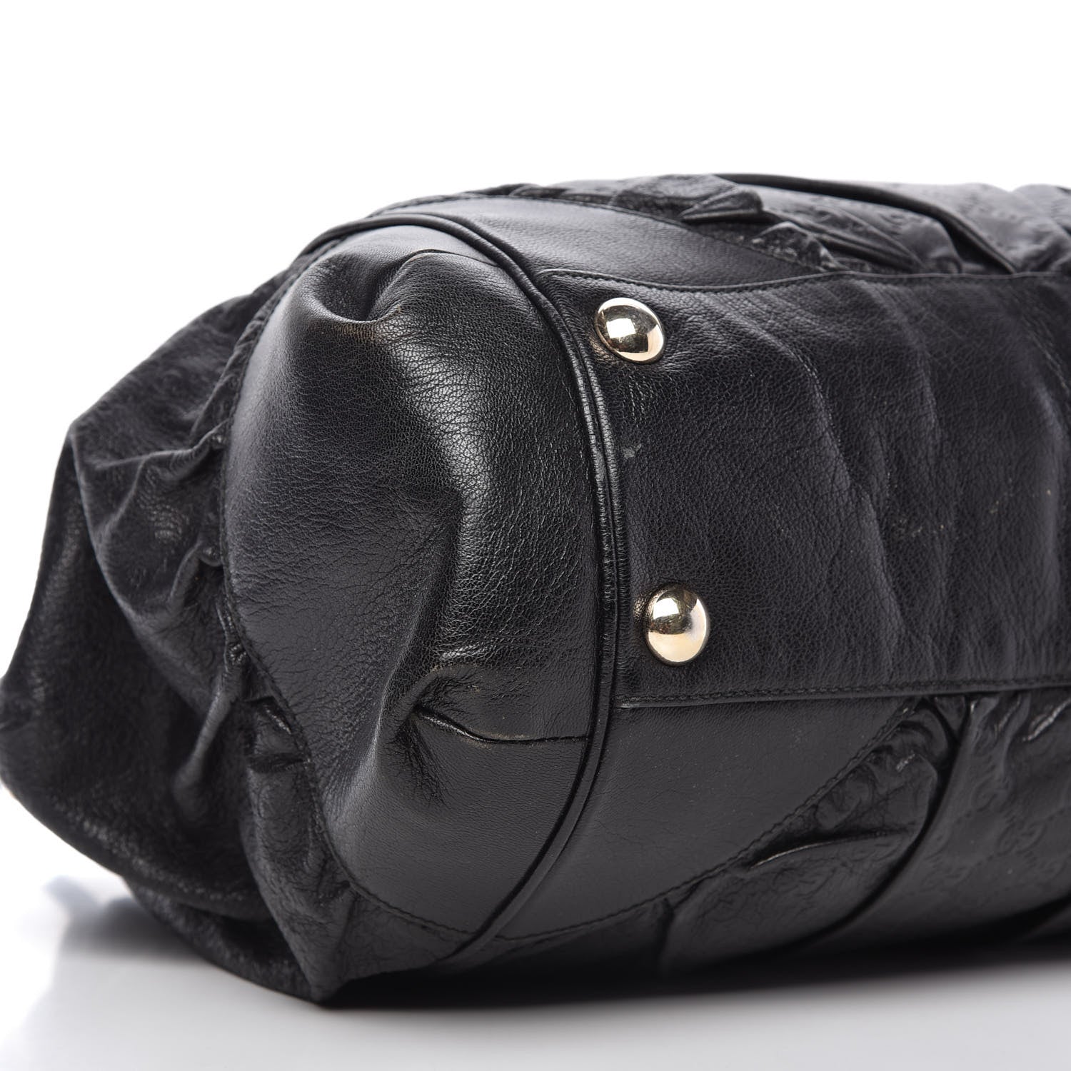 Gucci Guccissima Large Full Moon Tote Black 6 of 20