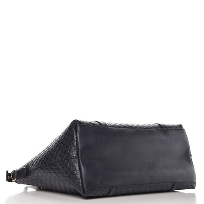 Gucci Soft Microguccissima Dome Satchel Navy 4 of 12
