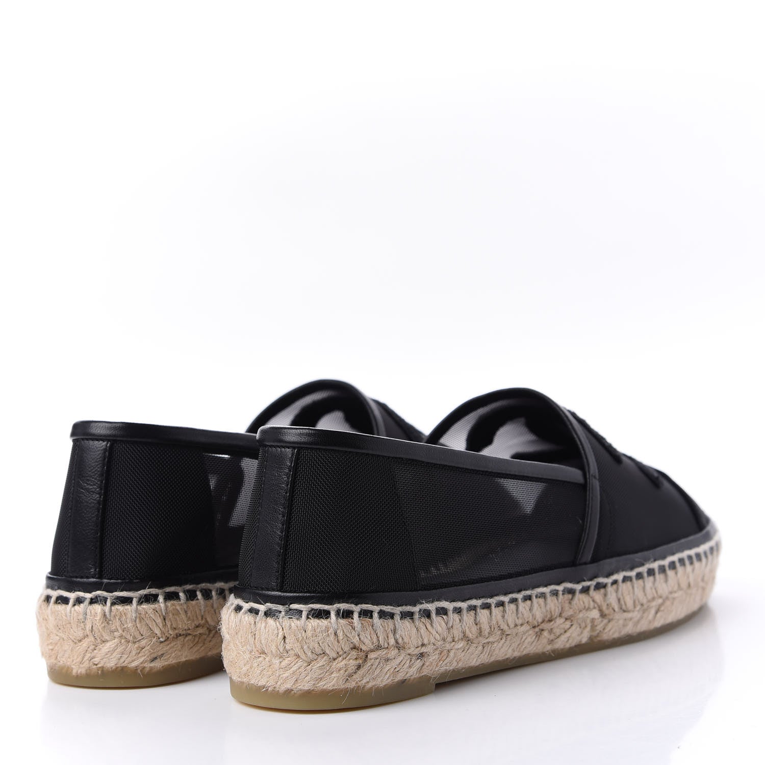 Chanel Mesh CC Espadrilles 37 Black 4 of 11