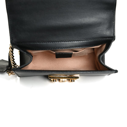 Gucci Calfskin Small Padlock Shoulder Bag Black 5 of 13
