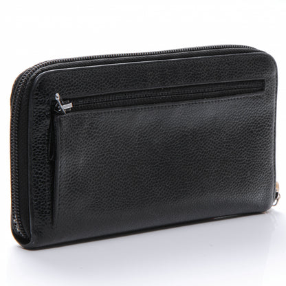 Chanel Caviar Zip Around Wallet Black 3 of 8