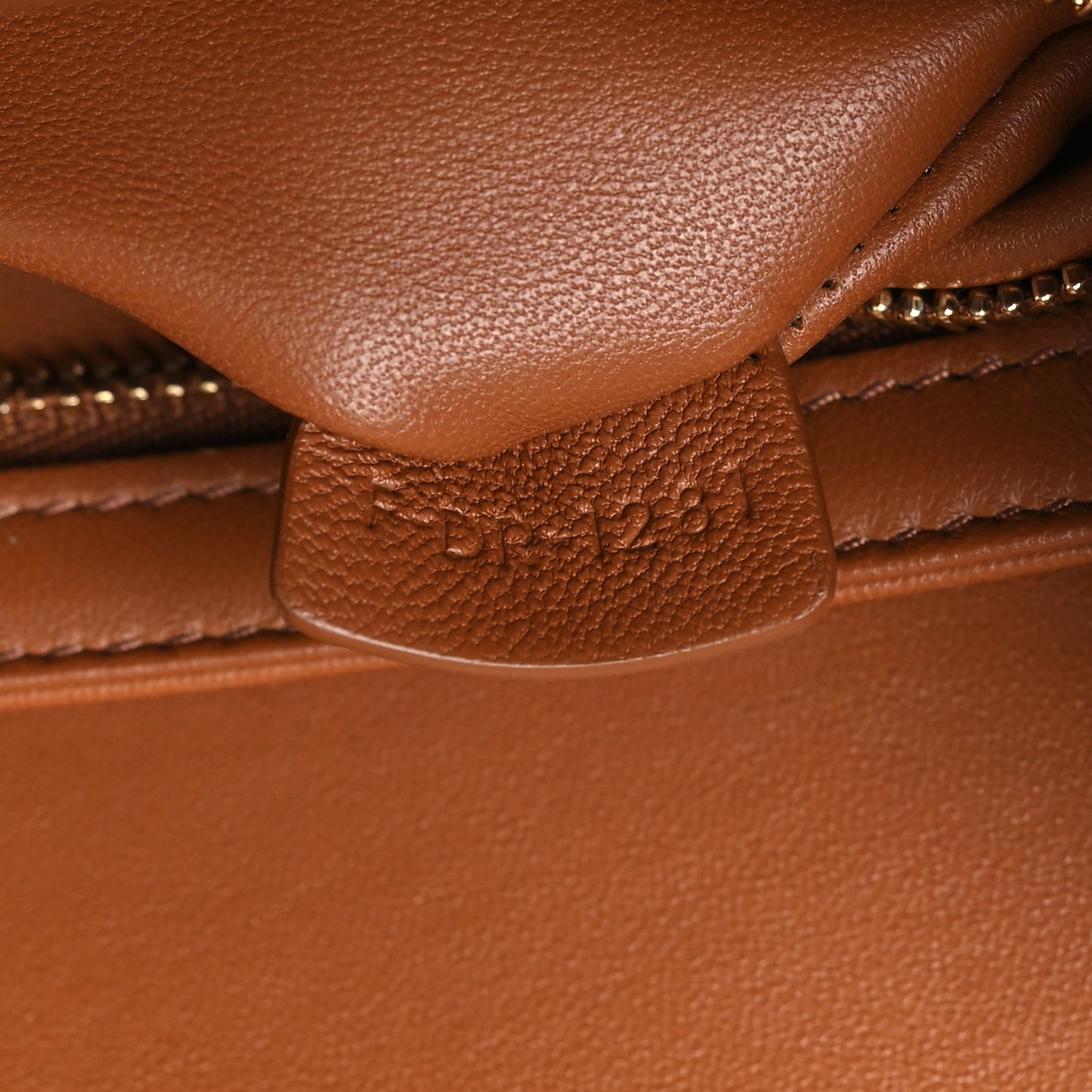 Calfskin Triomphe Canvas Teen Triomphe Bag White