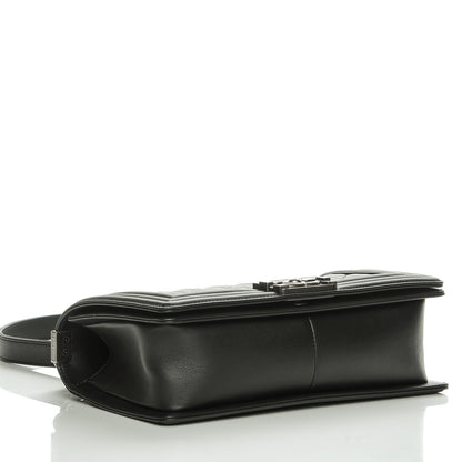 Chanel Calfskin Quilted Medium Boy Flap Black 4 of 8