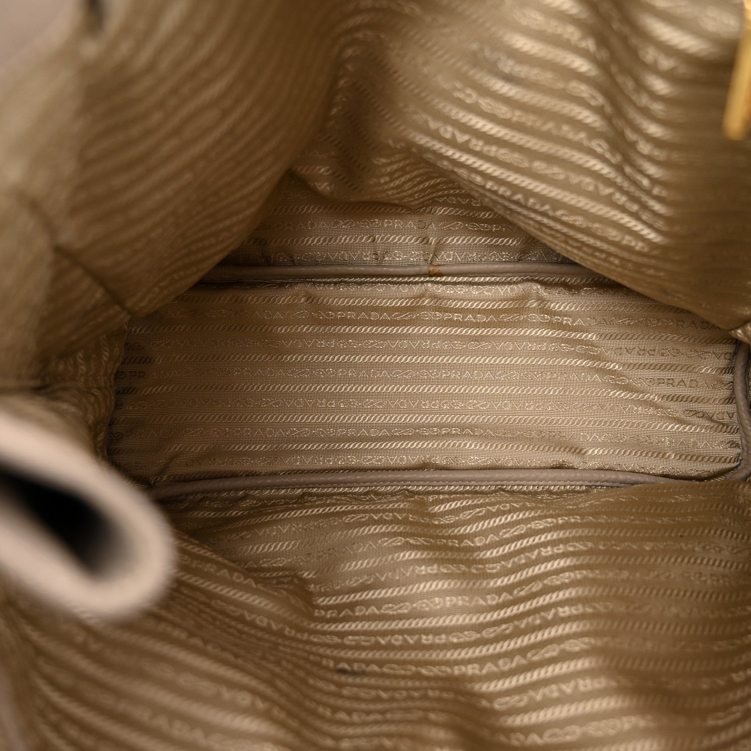 Prada Vitello Daino Tote Pomice 5 of 13