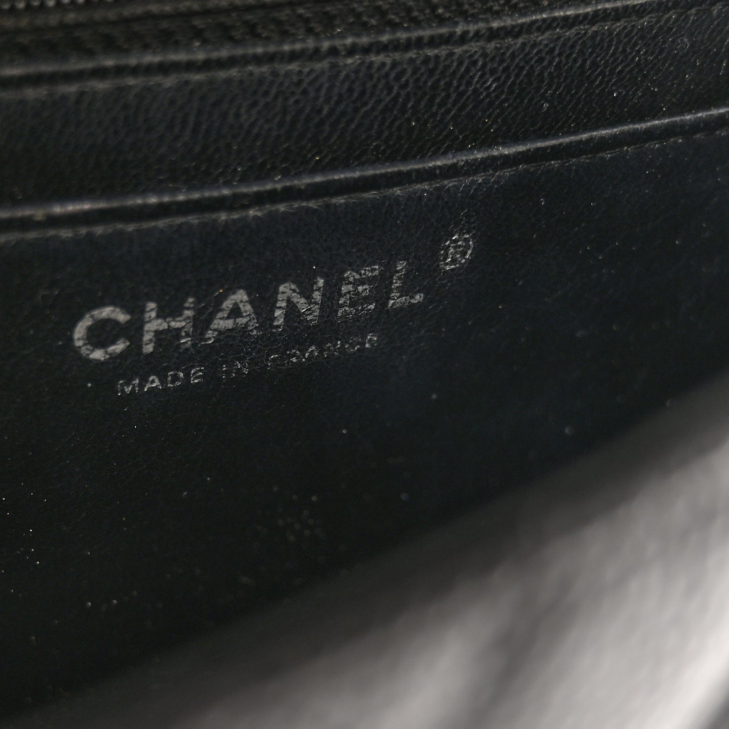Caviar Quilted Mini Square Flap Black