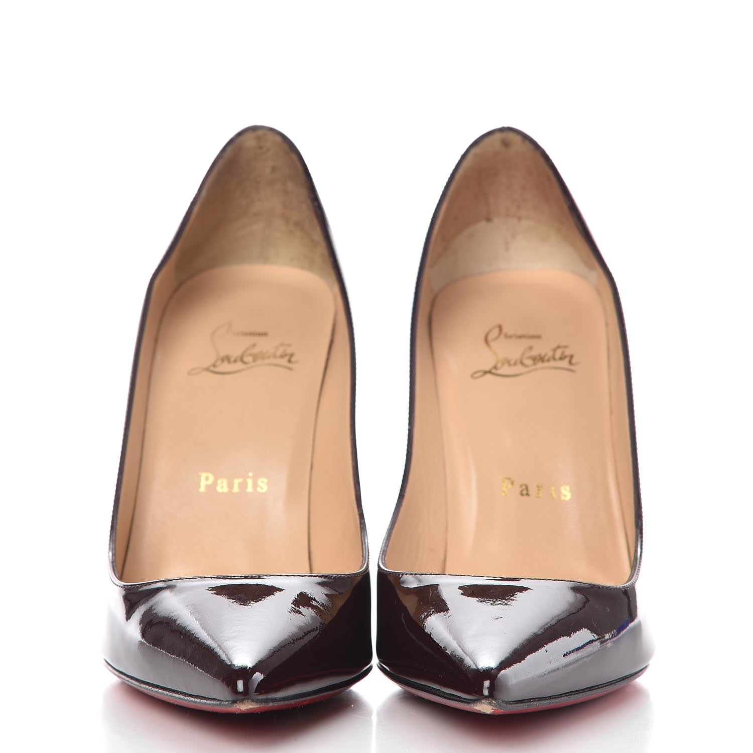 Christian Louboutin Patent So Kate 100 Pumps 36.5 Burgundy 2 of 9