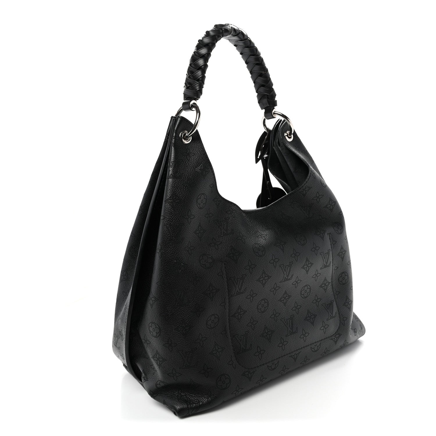 Louis Vuitton Mahina Carmel Hobo Black 3 of 9