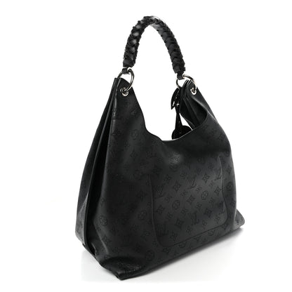 Louis Vuitton Mahina Carmel Hobo Black 3 of 9