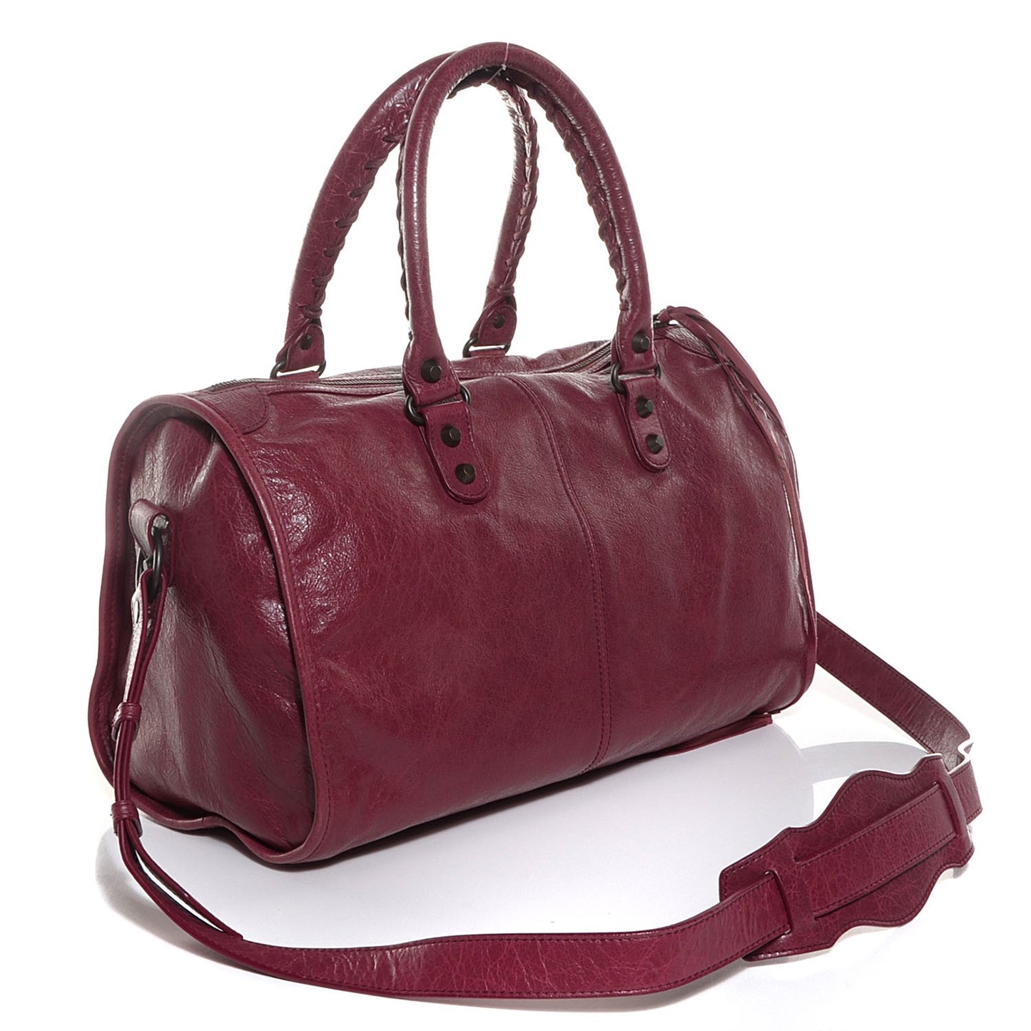 Agneau Classic Hardware Maxi Twiggy Cassis
