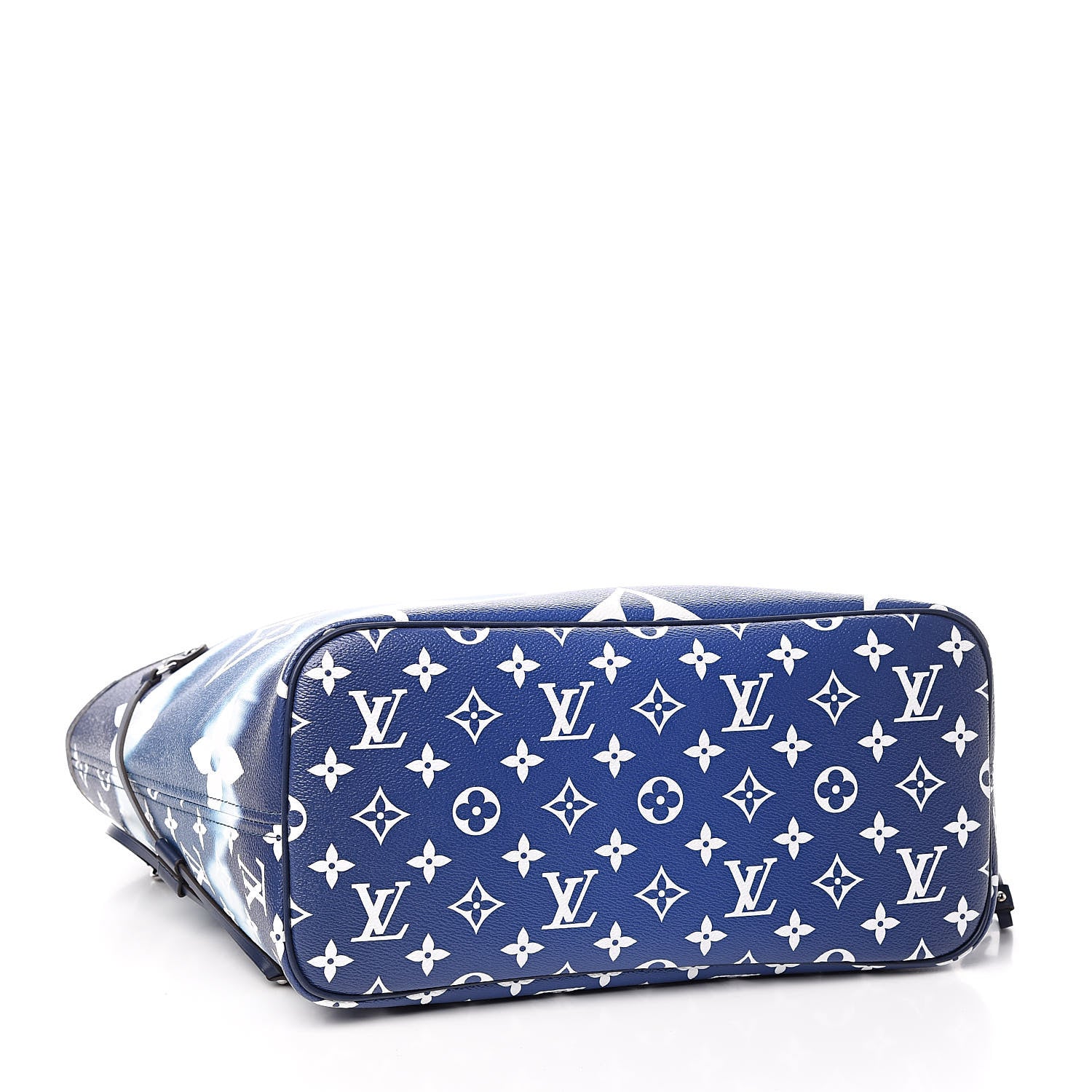 Louis Vuitton Monogram Escale Neverfull MM Blue 4 of 10