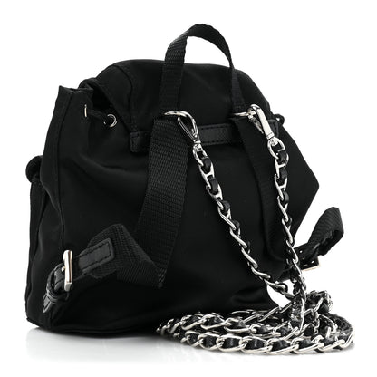 Prada Nylon Vela Mini Crossbody Backpack Black 3 of 8