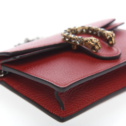Gucci Calfskin Super Mini Dionysus Shoulder Bag Hibiscus Red 5 of 8