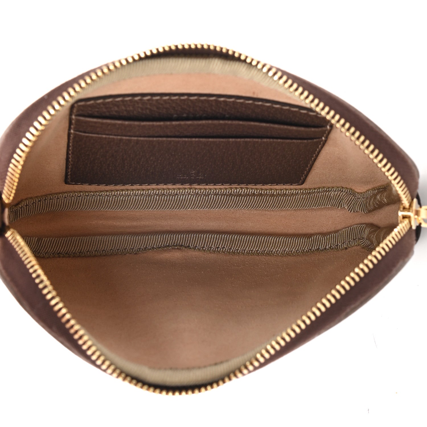 Gucci GG Supreme Monogram Ophidia Phone Case Wristlet Brown 5 of 7