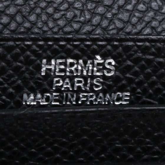 Epsom Leather Bearn Wallet Noir