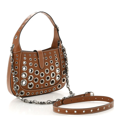 Gucci Calfskin Ha Ha Ha Jackie 1961 Eyelet Hobo Cuir 3 of 10