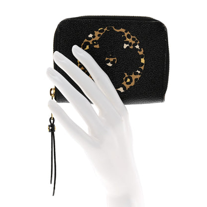 Louis Vuitton Monogram Giant Jungle Zippy Coin Purse Black 2 of 7