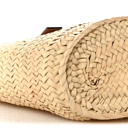 Loewe Raffia Basket Tote Bag Natural Tan 8 of 11