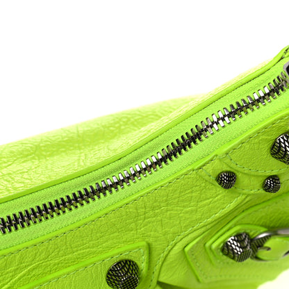 Balenciaga Agneau Arena Le Cagole Shoulder Bag XS Fluo Yellow 16 of 22