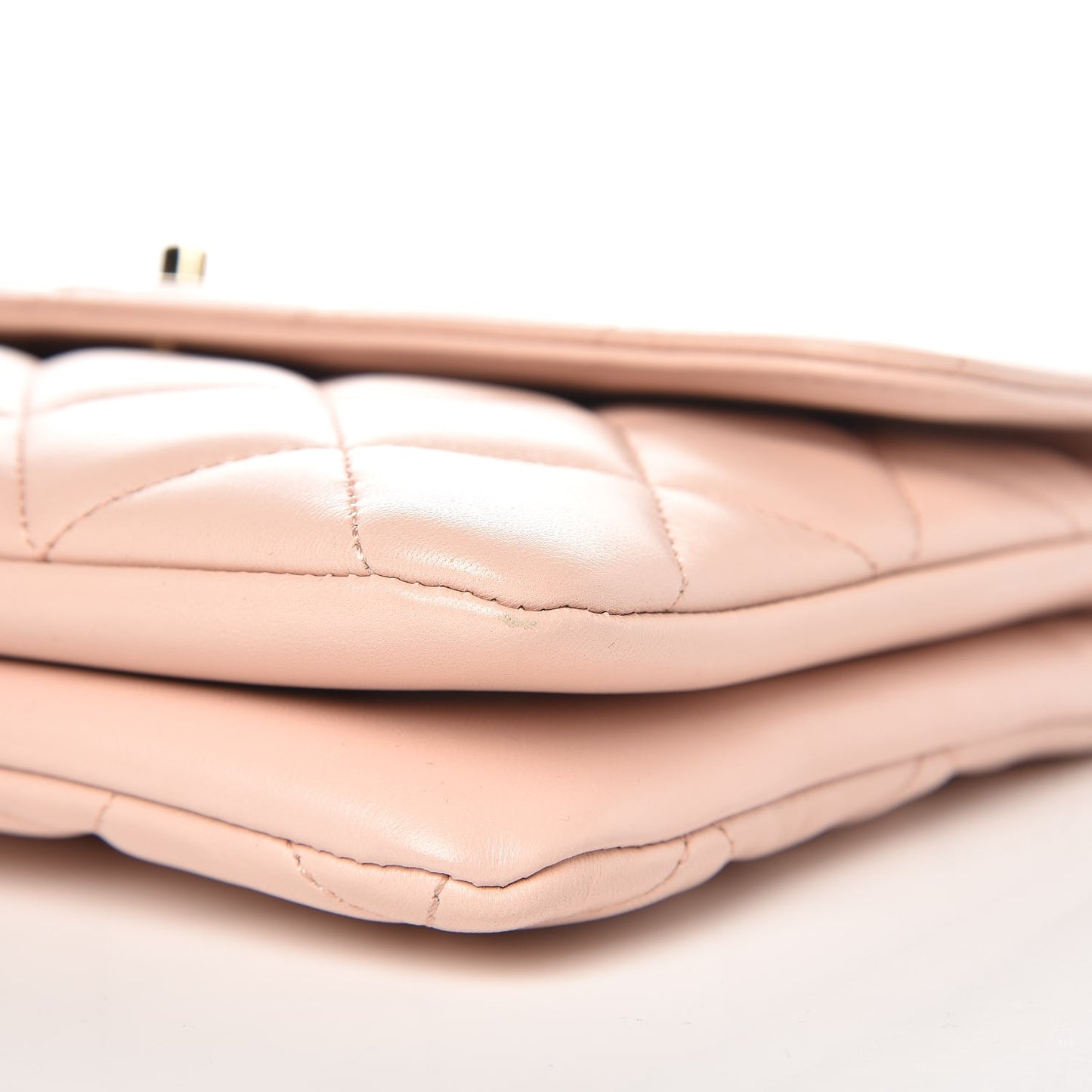 Lambskin Quilted Medium Trendy CC Flap Pink