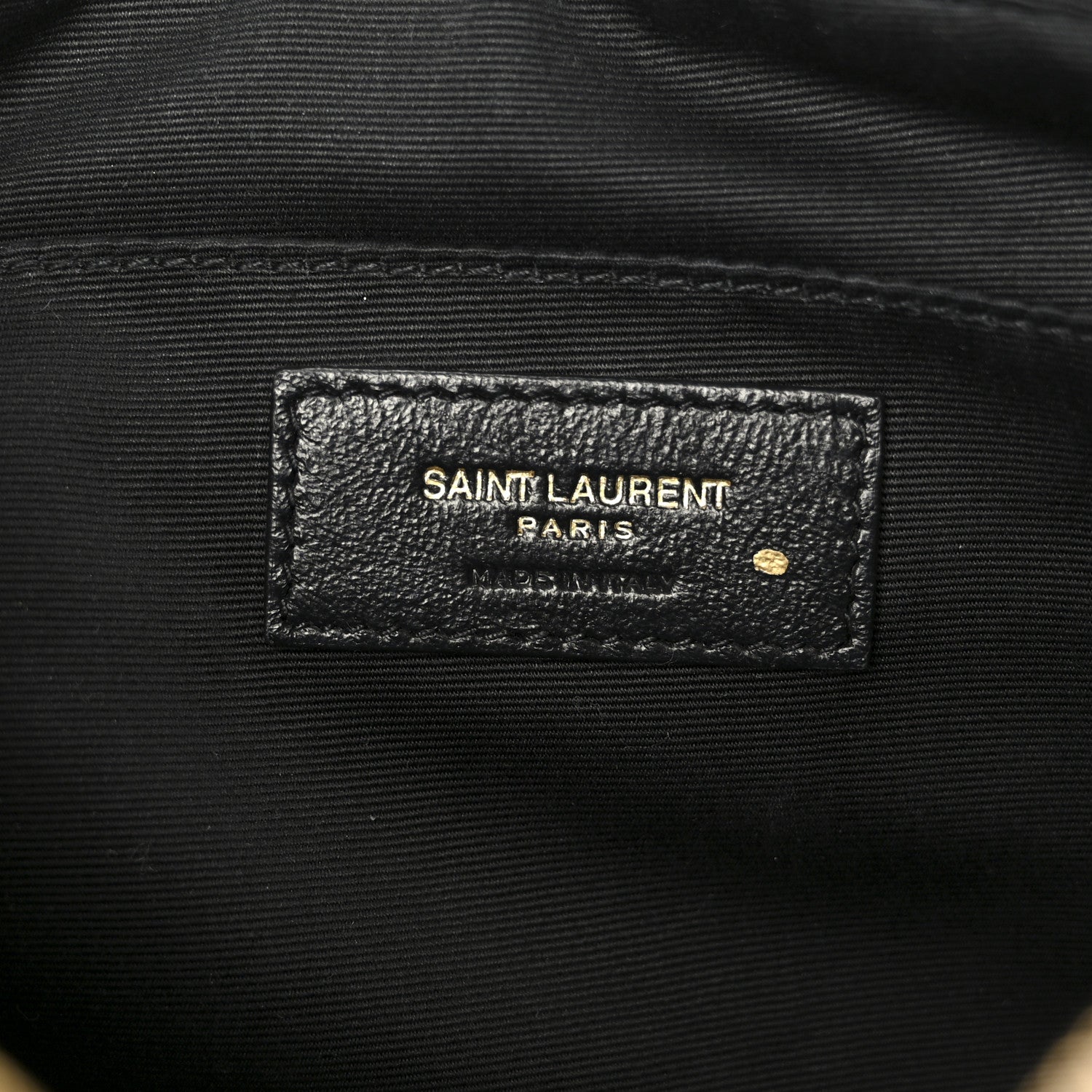 Saint Laurent Calfskin Matelasse Monogram Lou Camera Bag Dark Beige 6 of 10