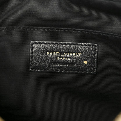 Saint Laurent Calfskin Matelasse Monogram Lou Camera Bag Dark Beige 6 of 10
