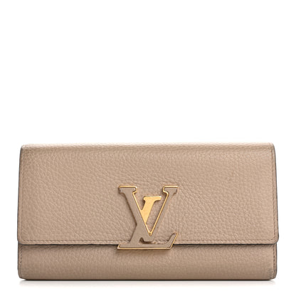 Louis Vuitton Taurillon Capucines Wallet Galet 1 of 16