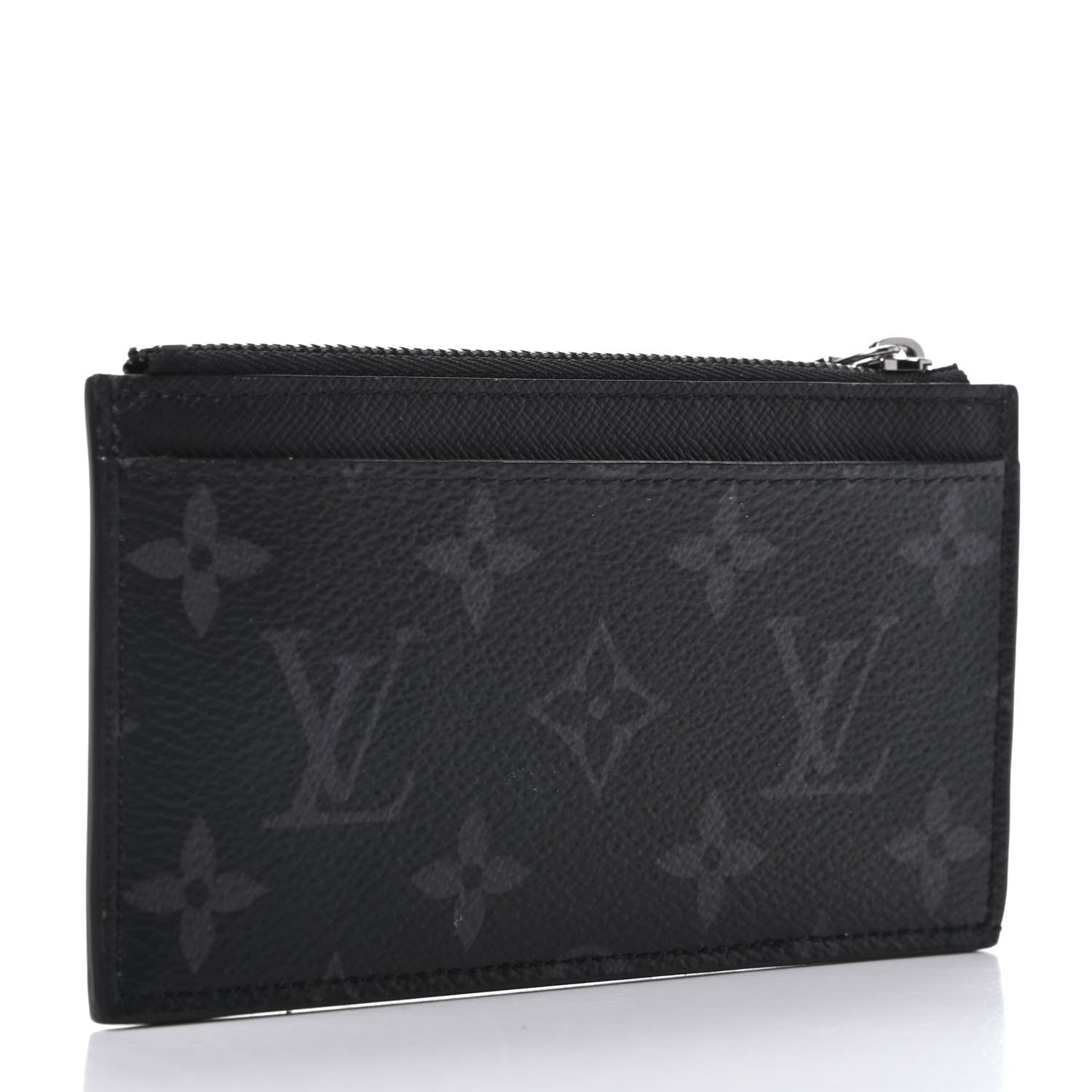 Louis Vuitton Reverse Monogram Eclipse Taiga Coin Card Holder 3 of 7