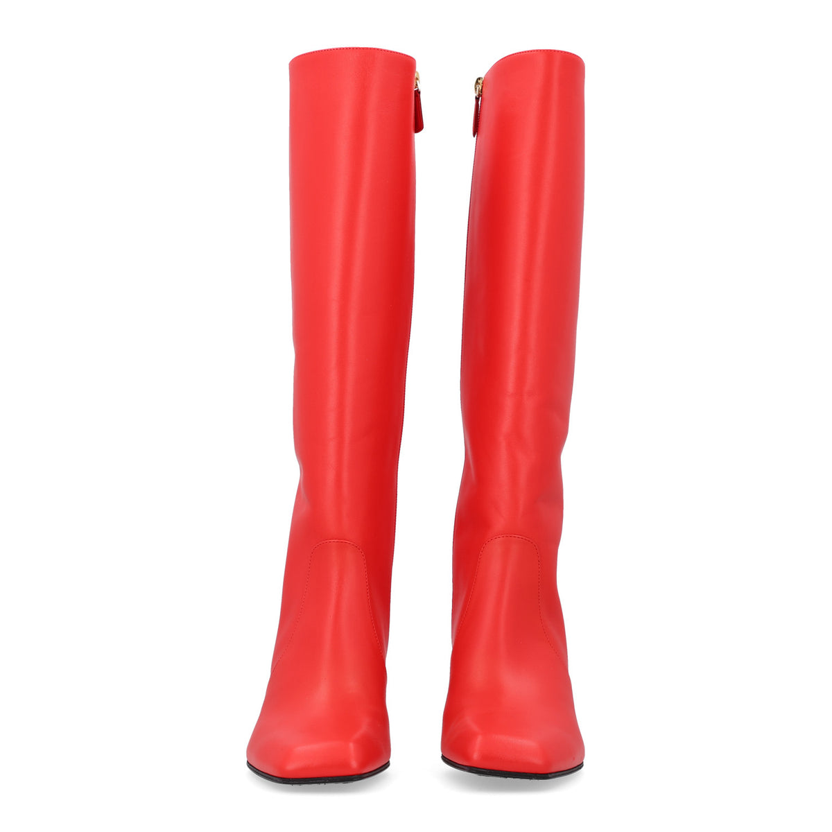 Chanel Calfskin High Boots 38 Red 3 of 11