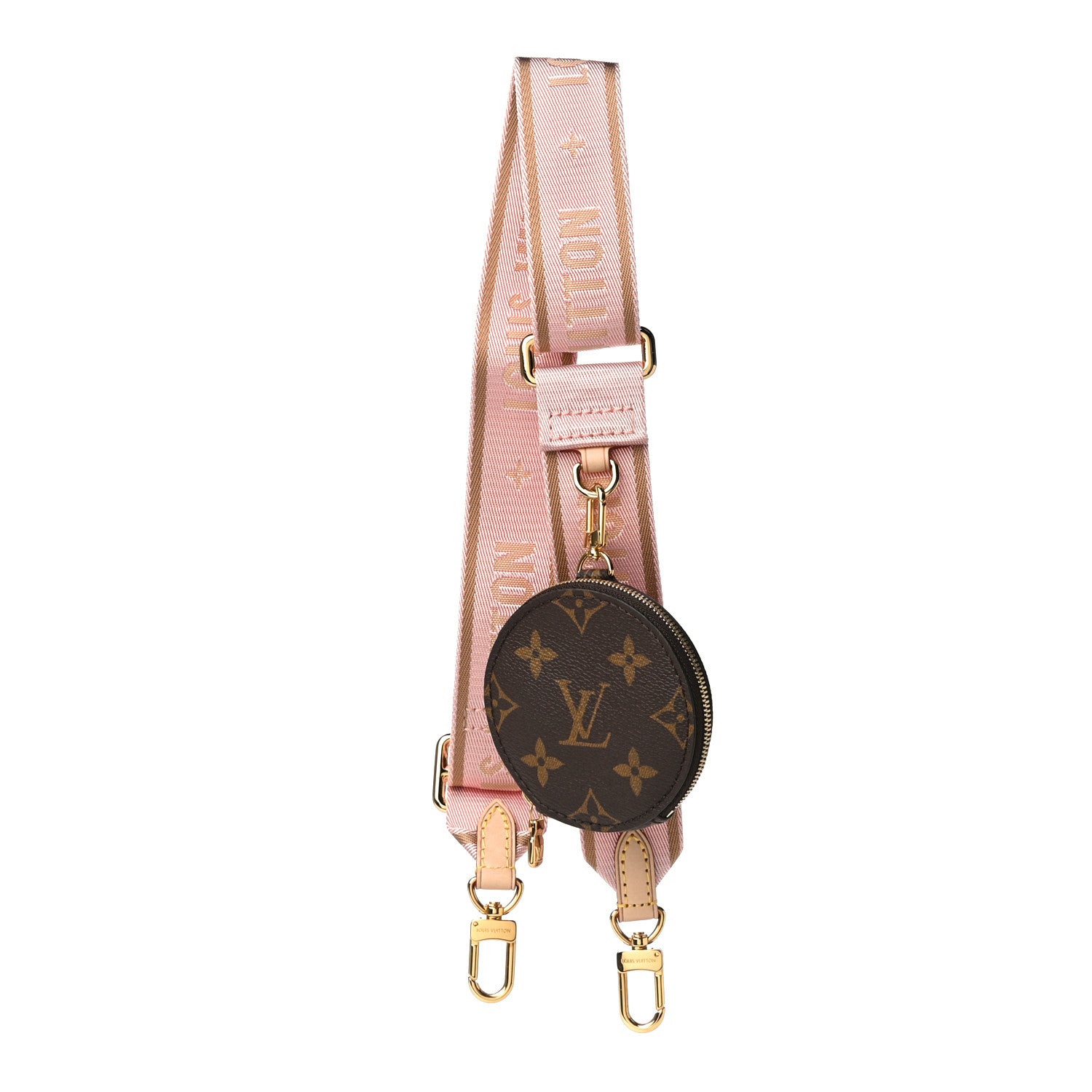 Louis Vuitton Monogram Multi Pochette Accessories Bandouliere Shoulder Strap Rose Clair 1 of 11