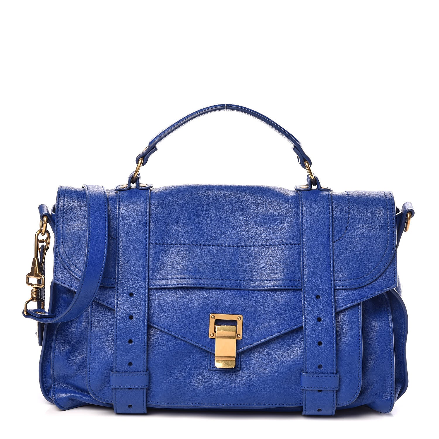 Proenza Schouler Lambskin Medium PS1 Satchel Royal Blue 1 of 9