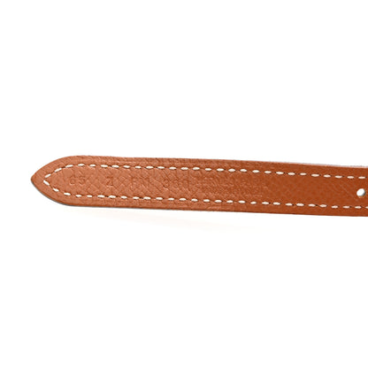 Hermes Swift Epsom 13mm Focus Belt 65 Black Gold 5 of 7
