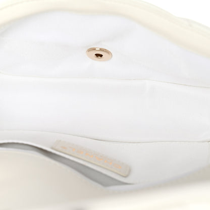 Chanel Calfskin Quilted Medium Bubbly Flap White 6 of 11