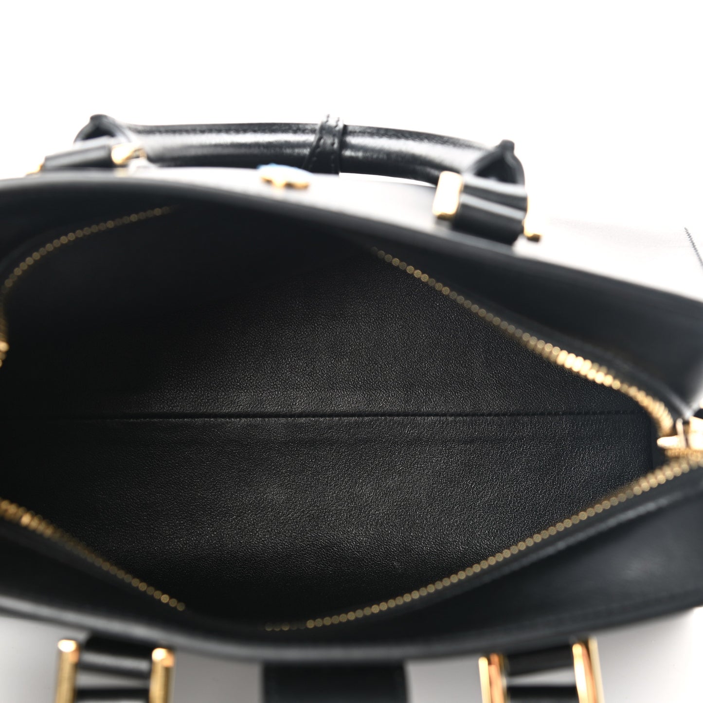 Calfskin Monogram Baby Cabas Black
