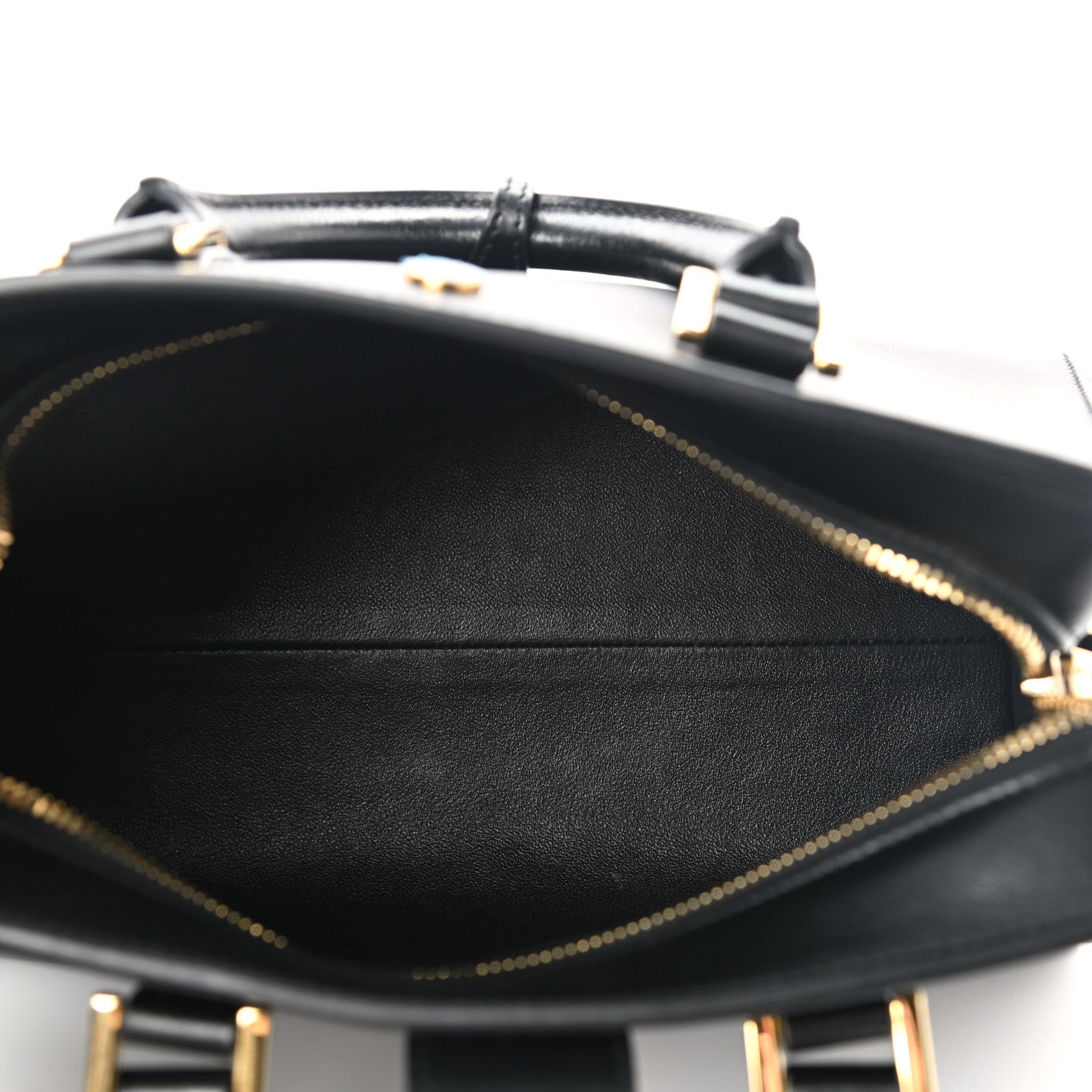 Saint Laurent Calfskin Monogram Baby Cabas Black 5 of 8