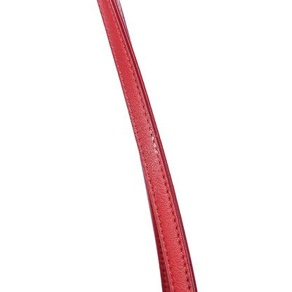 MCM Visetos Medium Liz Reversible Shopper Tote Ruby Red 14 of 14