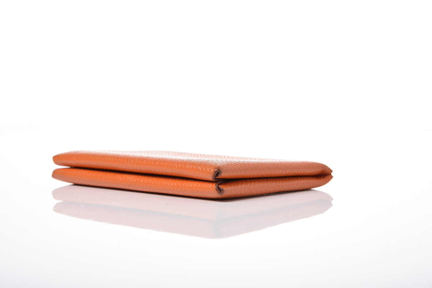 Hermes Epsom Calvi Card Case Orange 7 of 11