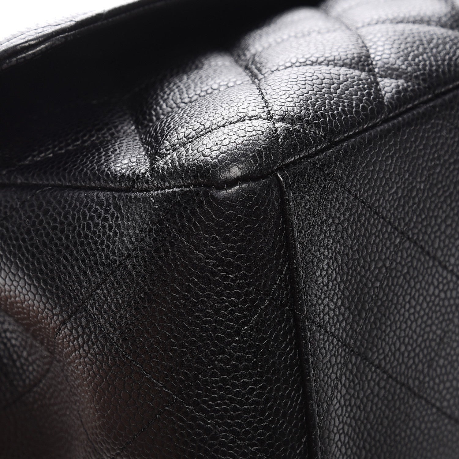 Chanel Caviar Quilted Maxi Single Flap Black 12 of 13