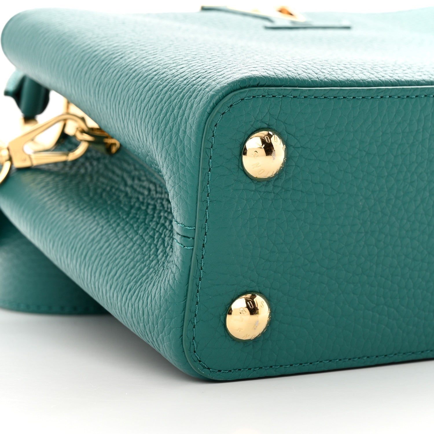 Louis Vuitton Taurillon Capucines BB Green 9 of 13