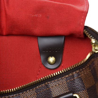 Louis Vuitton Damier Ebene Speedy Bandouliere 25 7 of 10