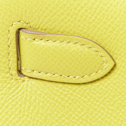 Hermes Epsom Kelly Sellier 28 Lime 11 of 33
