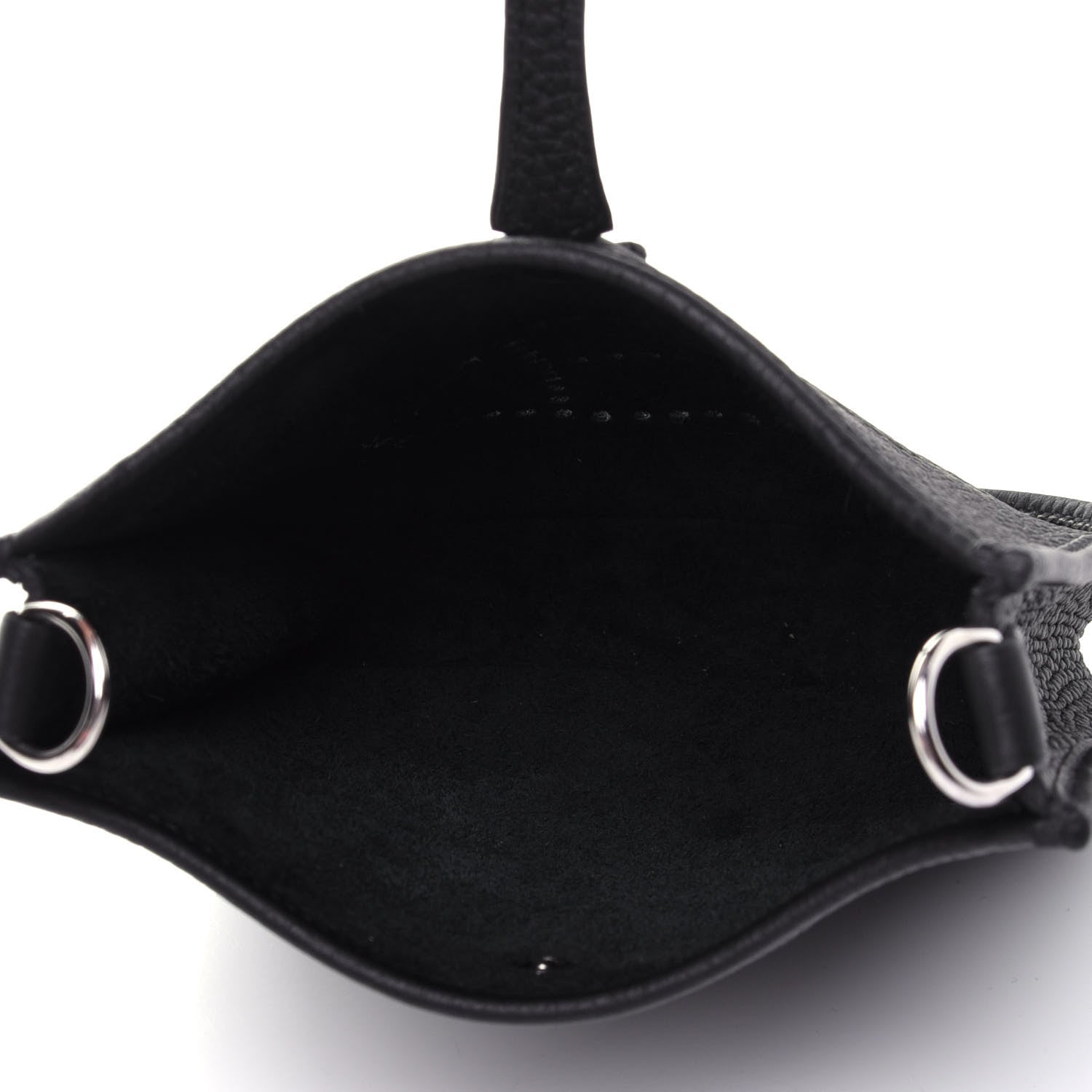 Hermes Taurillon Clemence Evelyne TPM Black 3 of 4