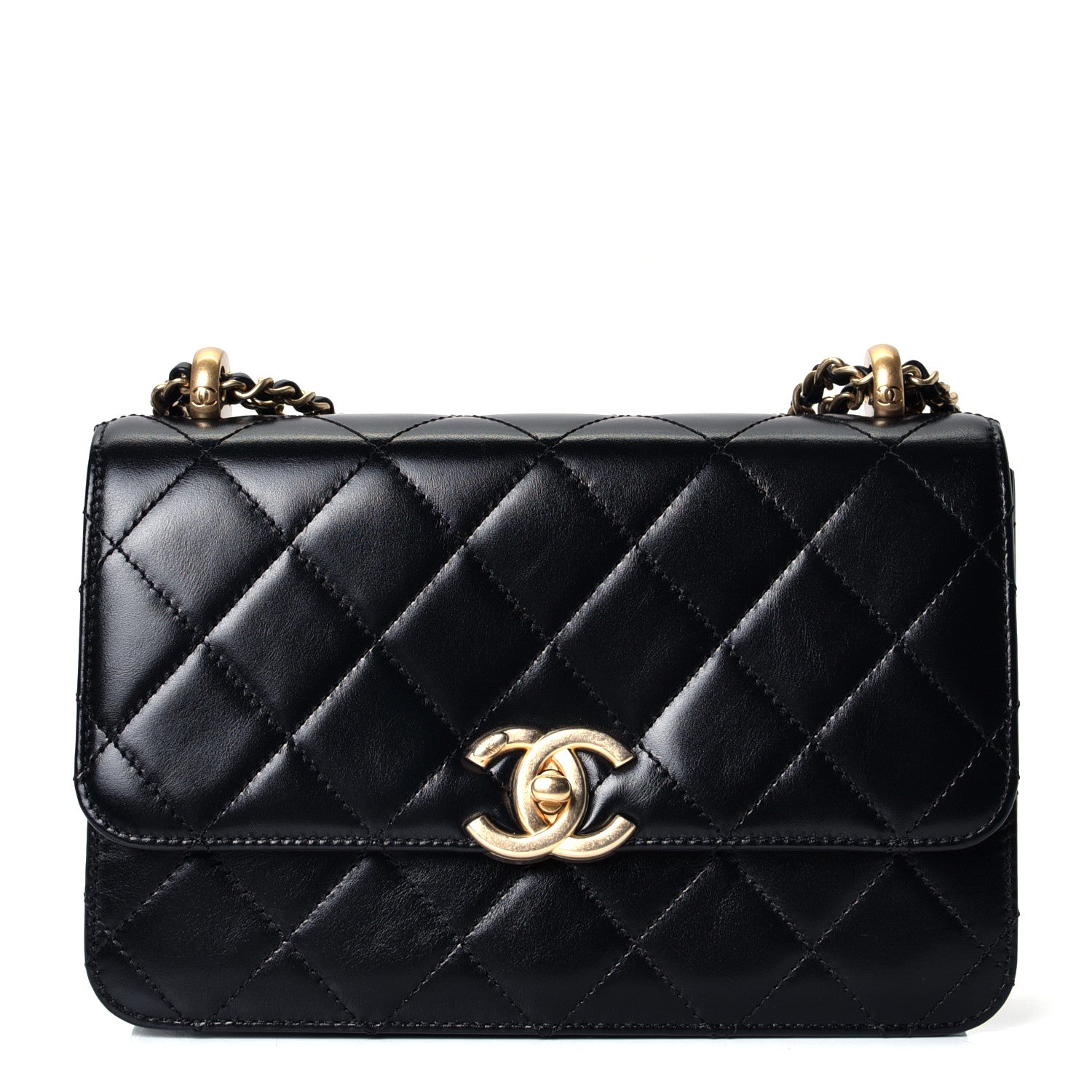 Chanel Calfskin Quilted Perfect Fit Flap Black 1 of 4