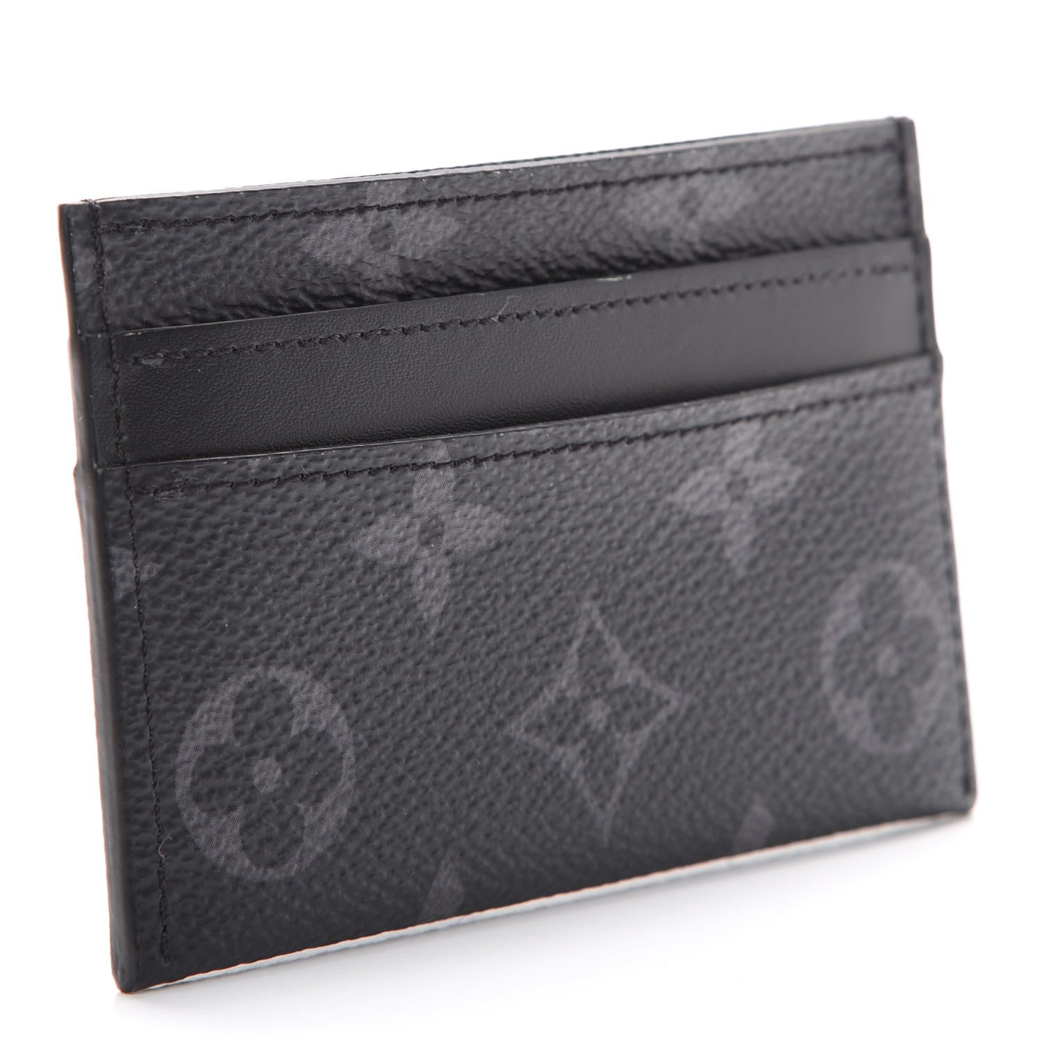 Louis Vuitton Monogram Eclipse Porte-Cartes Double Card Holder 2 of 7